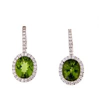 Earrings Crivelli Woman Colore in Gold Peridoto 058-B348